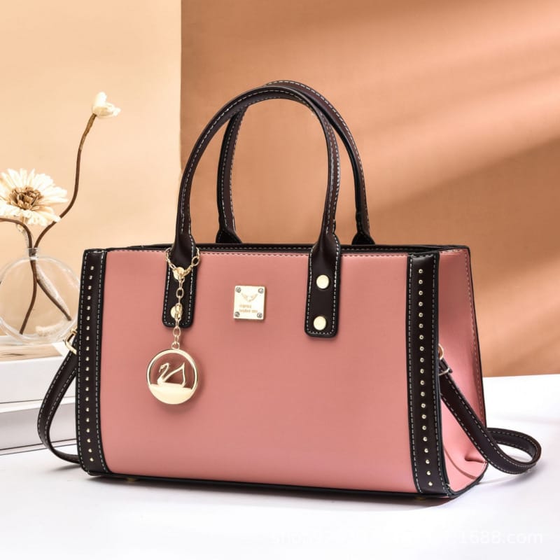 sac dame rose poudre