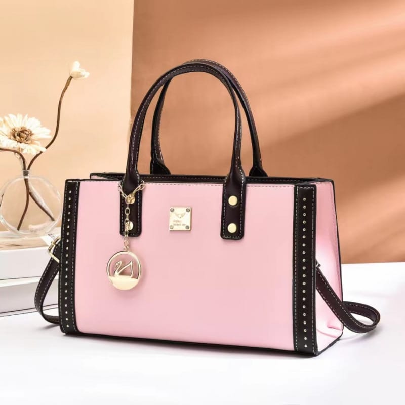 sac dame rose poudre